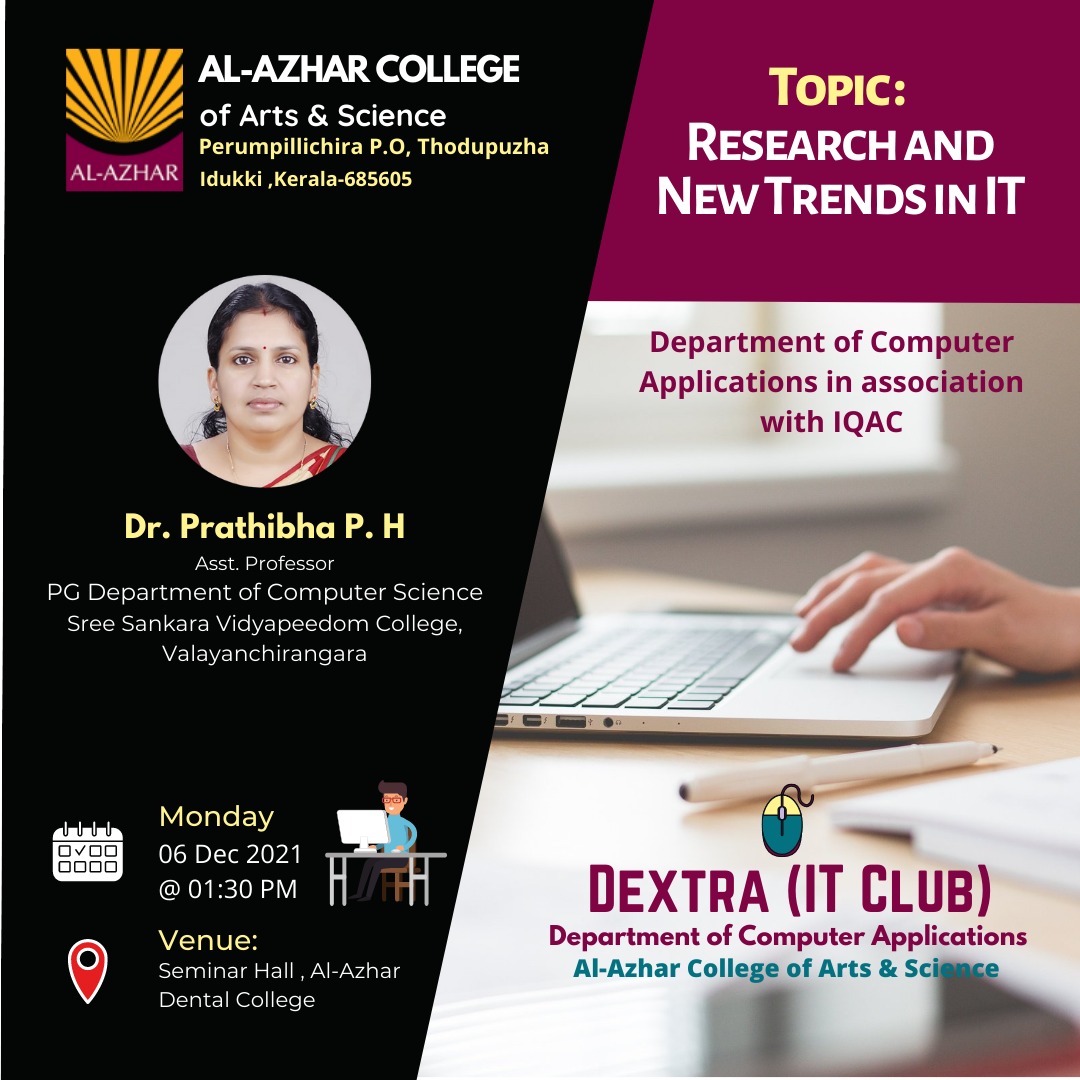 SEMINAR ON RESEARCH AND NEW TRENDS IN IT